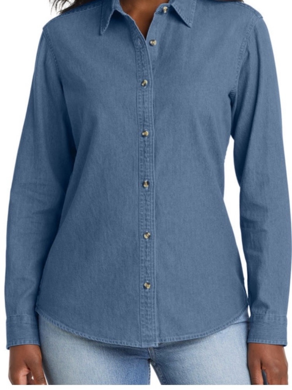 Joe's Jeans Blue Denim Button-Down Shirt